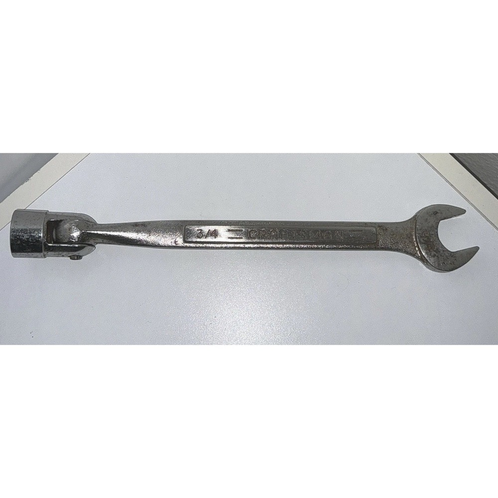 Sears Craftsman Socket Flex Head Vintage Saltus Wrench 42546 -VV 12Pt USA 3/4"